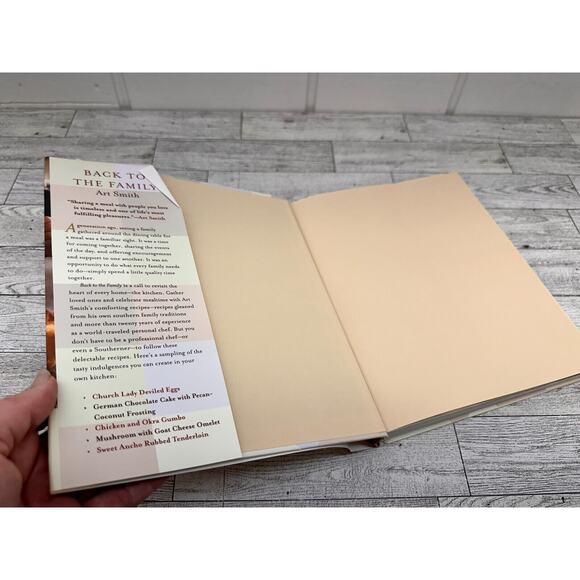 Back to the Family Art Smith 2007 Hardcover Comfort Food Cookbook Shared Meals - Picture 11 of 16